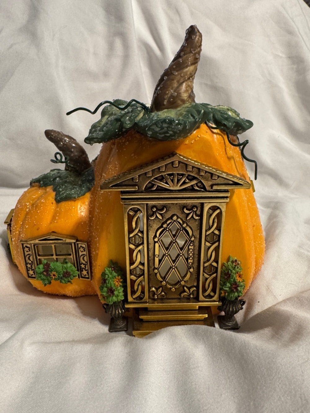 Party light NIB Decorative Pumpkin Cottage P8209  House
